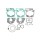Гарнитури за цилиндър комплект -WINDEROSA- KTM EXC 125 2002-2006, KTM SX 125 2002-2006, KTM SXS 125 2004