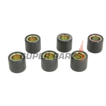 Ролки за вариатор -RMS- 25x22mm, 27.3g, 6бр, Gilera Nexus 500 2003-2005, Piaggio Beverly 500 2002-2004, Piaggio X9 500 2001-2005
