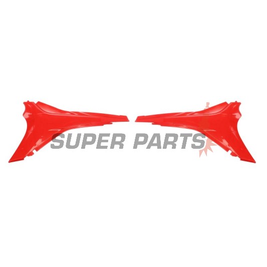 Капак/пластмаса въздушен филтър -POLISPORT- червен, HONDA CRF 250 2010-2013