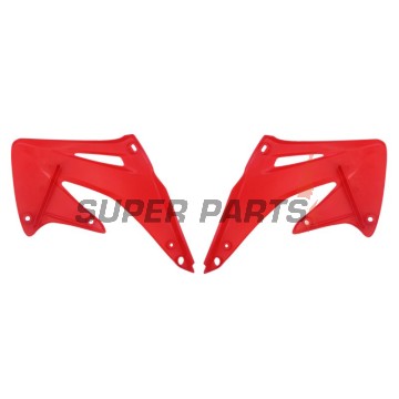 Предни странични пластмаси -POLISPORT- червени, HONDA CRF 450 2002-2004