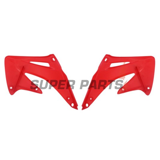 Предни странични пластмаси -POLISPORT- червени, HONDA CRF 450 2002-2004