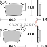 Накладки -BREMBO- 07BB27SD, KTM EXC / EXC-R 450 (2008-2011)