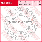 Спирачен диск -TRW- MST294EC, 260mm, Beta RR 250/300 2T + 350/390/430/450/480/498 4T Enduro & Racing (2005-2017)
