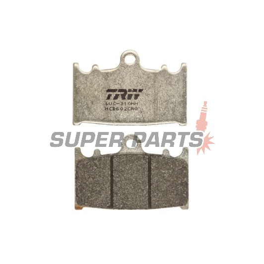 Накладки -TRW- MCB602CRQ, Kawasaki GPZ, KLZ, VN, ZR, ZX, ZX-6R, ZX-9R, ZXR, ZZR 1989-2019; Suzuki GSF, GSR, GSX, GSX-R, RGV, SV 1988-2017