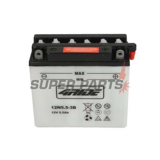Акумулатор -4 RIDE- 12N5.5-3B 4RIDE, 5.5Ah 12V