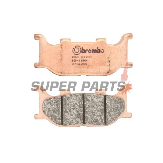 Накладки -BREMBO- 07042XS, Yamaha FZ6 600 / MT-03 660 / SR 125 / XJ 600S Diversion / XV Virago 125 250 / XVS Drag Star 125 250 1100 / YP Majesty 250 400 (1995-2009)