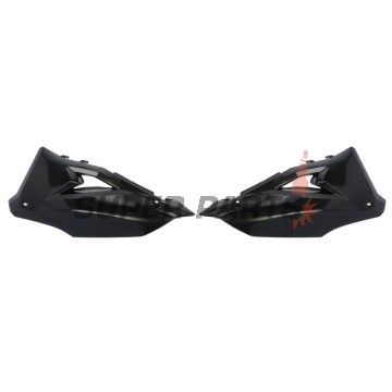 Задни странични пластмаси -POLISPORT- черни, KAWASAKI KX 250/450 2019-2023