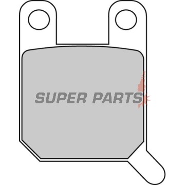 Накладки -FERODO- FDB2107P, CPI Supercross 50, Derbi Aventura / Predator / Senda / Vamos 50, Gas Gas Pampera 125, Puch Cobra / Condor 50-125 1985-200