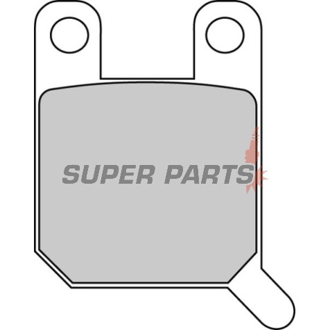 Накладки -FERODO- FDB2107P, CPI Supercross 50, Derbi Aventura / Predator / Senda / Vamos 50, Gas Gas Pampera 125, Puch Cobra / Condor 50-125 1985-200