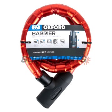 Верига с катинар -OXFORD- Barrier 25mm x1.4m, червено