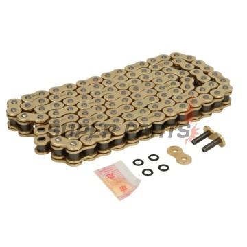 Верига -DID- 525ZVMX2G&G-110, размер 525, 110 звена, двойно усилена, златиста