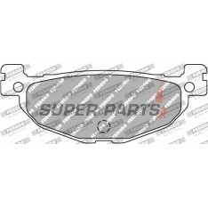 Накладки -FERODO- FDB2200EF, Yamaha YP Majesty 400 2005-2007