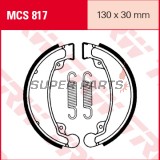 Накладки (челюст) -TRW- MCS817, 130x30mm, Daelim Delfino/Daystar/Evolution, Honda CB/CD/CM/CMX Rebel/Night Hawk, Kymco Zing (1969-2005)