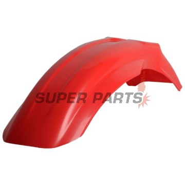 Преден Supermoto калник -POLISPORT- червен, HONDA CR 85 2003-2007