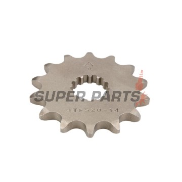 Преден пиньон -JT- JTF520,14, 14 зъба, Cagiva Navigator 1000 2001-2005, Raptor 650 2001-2007, V-Raptor 650 2001-2007, Hyosung Comet 650 2006, 2010, GT 650 2004-2012, Kawasaki W 650 1999-2006, ZR 750 1991-1994, ZR-7 750 1999-2004