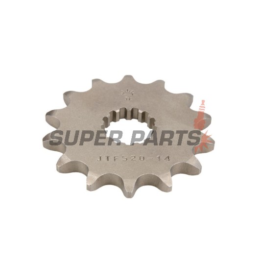 Преден пиньон -JT- JTF520,14, 14 зъба, Cagiva Navigator 1000 2001-2005, Raptor 650 2001-2007, V-Raptor 650 2001-2007, Hyosung Comet 650 2006, 2010, GT 650 2004-2012, Kawasaki W 650 1999-2006, ZR 750 1991-1994, ZR-7 750 1999-2004