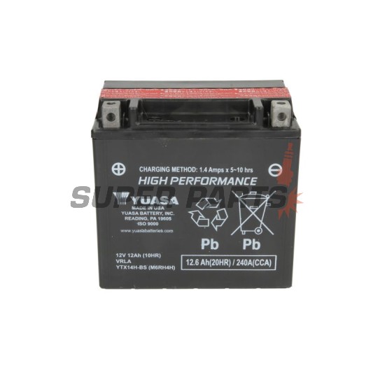 Акумулатор -YUASA- YTX14H-BS, 13Ah 12V