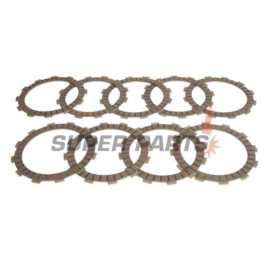 Съединител комплект (дискове) -4 RIDE- TCS3335, Suzuki GS 1000 1980-1981, GS 1100 1984-1985, GSX 400/1100 1980-1987, GSX-R 400 1988-1995, VL 1500 1998-2008