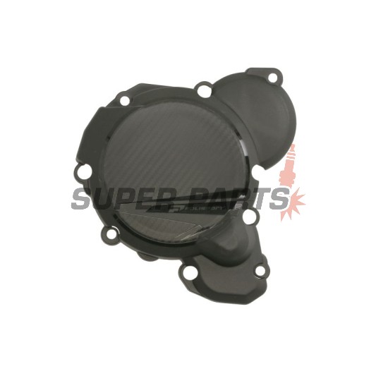 Предпазител за капак на статора -POLISPORT- черен, HUSQVARNA TC; KTM SX 250/300 2023-2024