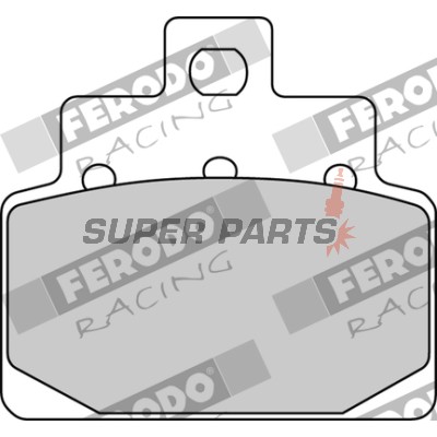 Накладки -FERODO- FDB2095EF, Aprilia Compay/Habana/Mojito 125 2000-2010; Aprilia Leonardo/SR 125-150 1999-2005; Aprilia Scarabeo 50-100 2000-2009