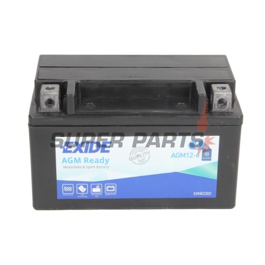 Акумулатор -EXIDE- YTX7A-BS READY, 6Ah 12V