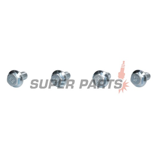 Болтове за джанта комплект -4 RIDE- Arctic Cat 90-500 1996-2005, CAN-AM DS/Quest 50/90 2002-2007, Polaris Outlaw/Predator/Scrambler/Sportsman 50-110 2001-2021, Yamaha YFM/YFZ 50/90 2016-2021