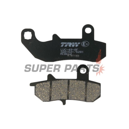 Накладки -TRW- MCB612, Suzuki DR/RGV - DR650/650R/650RS/650RSE/650RE/650SE, DR750/800 Big, RGV250 - 250-800cc, 1989-2017