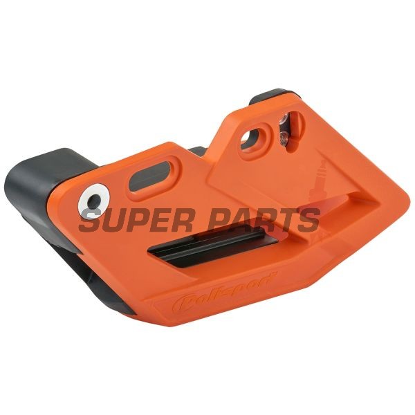Водач за верига -POLISPORT- оранжев, полиуретан, KTM EXC, SX, SX-F, XC, XC-F 125-505 2011-2022