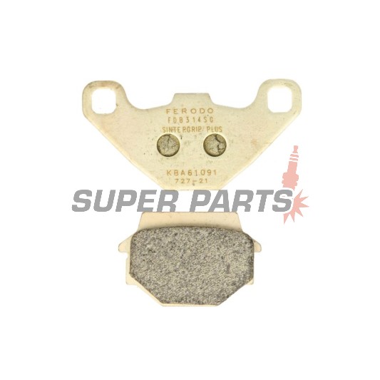 Накладки -FERODO- FDB314SG, Aprilia Tuareg 600, Buell M2 / S1 / S3 1200, Gas Gas Enducross 125, Husqvarna CR / TE / WR 125-510, Kawasaki GPZ / KL Tengai / KLE / KLR / KX / ZR 250-650, Kymco CK1 125, Suzuki GT 80 1981-2015