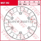 Спирачен диск -TRW- MST292, 276mm, Honda CBR 125R/600F/1000F / CBX 750F / Silver Wing 400-600 / Deauville 650-700 / VF Magna-Interceptor / VFR 400-750 / Transalp 600V / XLV 750R (1983-2016) / Triumph Tiger 900 (1993-1998)