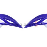 Предни странични пластмаси -POLISPORT- синьо/бяло, YAMAHA YZ 250 2010-2013
