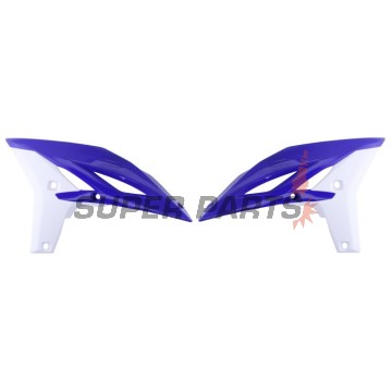 Предни странични пластмаси -POLISPORT- синьо/бяло, YAMAHA YZ 250 2010-2013