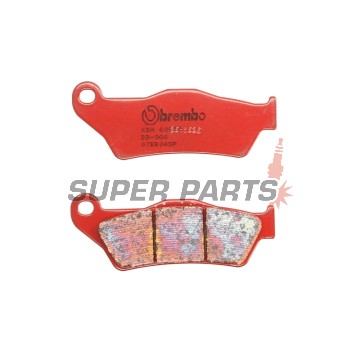 Накладки -BREMBO- 07BB04SP, Aprilia 125‑1000cc, Bimota 1100cc, BMW 1200‑1300cc, Cagiva 750‑900cc, CCM 600‑650cc, Ducati 620‑1260cc, Enfield 411‑500cc, Harley 500‑750cc, Husqvarna 125‑901cc, KTM 125‑1290cc, Moto Guzzi 1100‑1200cc, Triumph 800‑1200cc, Yamah