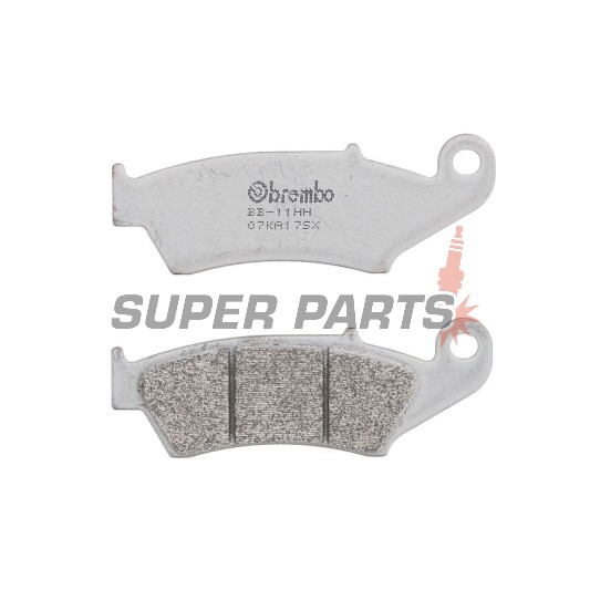Накладки -BREMBO- 07KA17SX, Aprilia 450‑550cc, Beta 400‑525cc, Cannondale 400‑440cc, Gas Gas 125‑450cc, Honda 125‑750cc, Kawasaki 125‑500cc, Suzuki 125‑450cc, Yamaha 125‑450cc (1989‑2011)