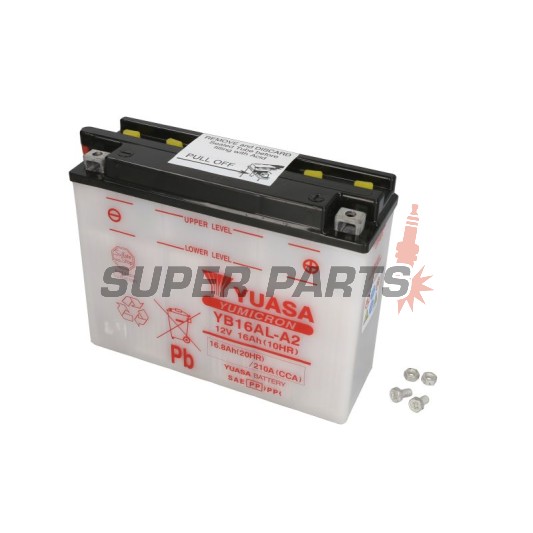Акумулатор -YUASA- YB16AL-A2, 17Ah 12V