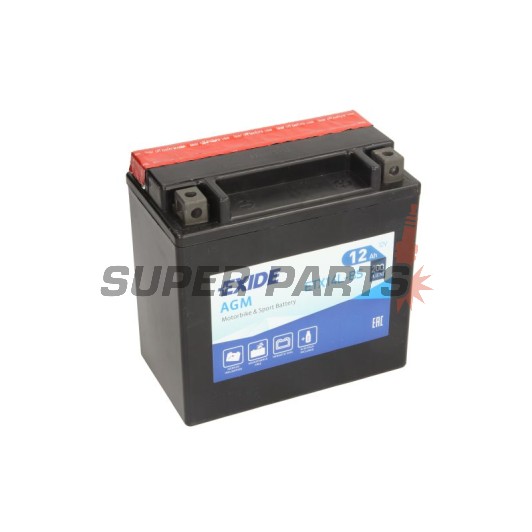 Акумулатор -EXIDE- YTX14L-BS, 12Ah 12V