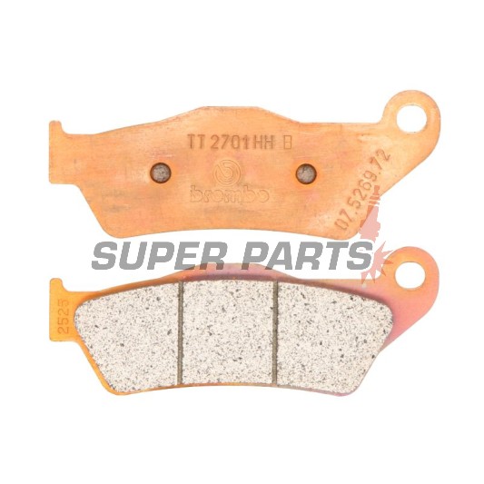 Накладки -BREMBO- 07BB0483, Alfer AR/VR/No, Aprilia MX/Pegaso/RST/RX/SX, ATK 125/250/260/406/Cross/Dirt/Enduro/MX/Quad/Supermotard, Beta RR, BMW G/HP2/K/R, Cagiva City/Elefant, Ducati Monster/Multistrada, Gas Gas EC/Enducross/MC/TT/Wild, KTM EXC/SX/SXC/Ad