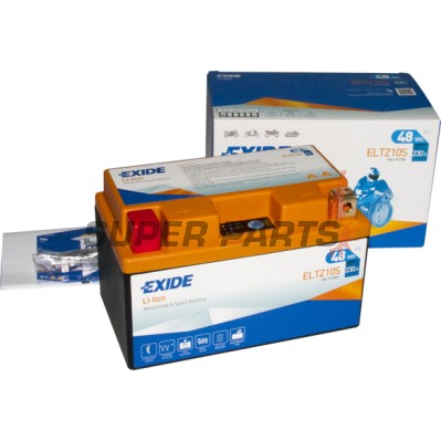 Акумулатор -EXIDE- ELTZ10S, 48Wh (4Ah), 12V, Lithium-ion