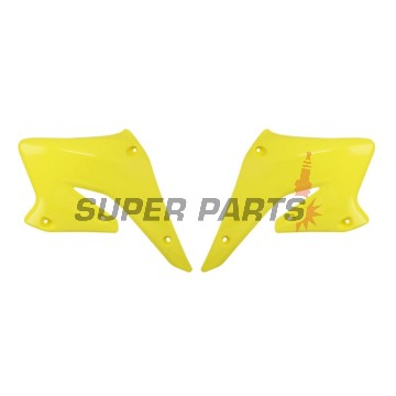 Предни странични пластмаси -POLISPORT- жълти, SUZUKI RM-Z 250 2004-2006