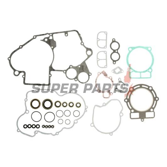 Пълен комплект гарнитури за двигател -WINDEROSA- KTM EXC 520 2000-2002, KTM EXC 525 2003-2007, KTM MXC 450 2003-2004, 2007, KTM MXC 520 2001-2002, KTM MXC 525 2003-2005, KTM SMR 450 2005-2007, KTM SX 450 2003-2006