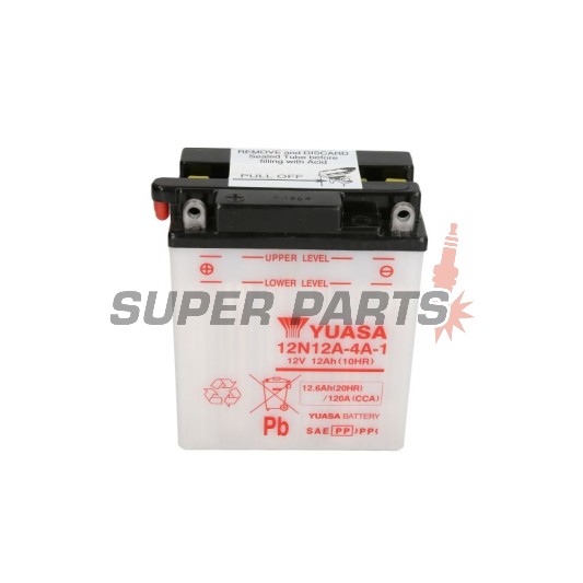 Акумулатор -YUASA- 12N12A-4A-1, 13Ah 12V
