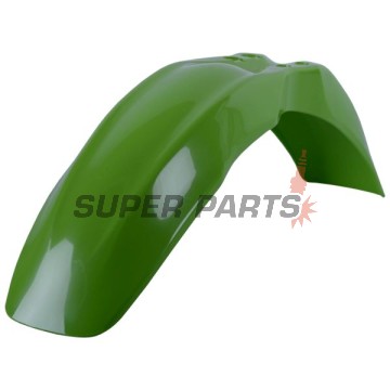 Преден Supermoto калник -POLISPORT- зелен, KAWASAKI KX 65/85 2000-2023