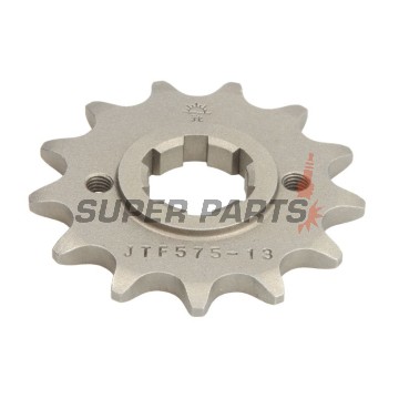 Преден пиньон -JT- JTF575,13, 13 зъба, Yamaha FZR 400 1987, SRX 600 1986-1994, TT 250 1989-1992, TT 350 1986-1992, TT 600 1983, 1996-2001, XT 400 1983-1984, XT 550 1982-1983, XT 600 1984-1988