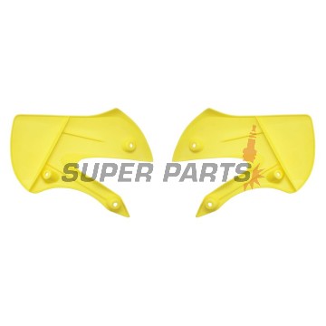 Предни странични пластмаси -POLISPORT- жълти, SUZUKI RM 65 2003-2005