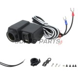 USB адаптер със запалка -4 RIDE- 12V, 2xUSB (3.1A) + волтметър - универсален