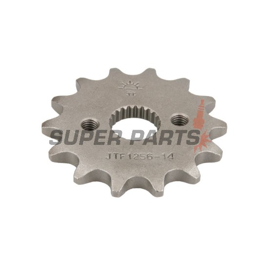 Преден пиньон -JT- JTF1256,14, 14 зъба, Honda CR 80 2003-2004, CR 85 2003-2007, CRF 50 2004-2016, CRF 70 2004-2012, XR 50 2000-2004, XR 70 2000-2003