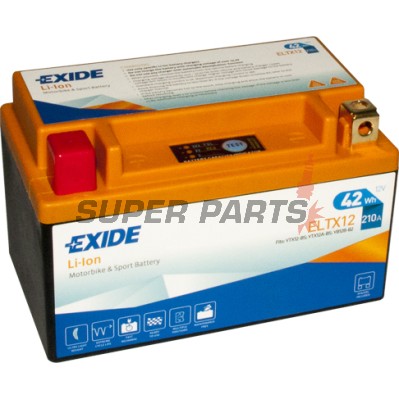 Акумулатор -EXIDE- ELTX12, 42Wh (4Ah), 12V, Lithium-ion