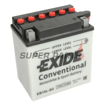 Акумулатор -EXIDE- YB10L-B2, 11Ah 12V