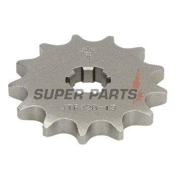 Преден пиньон -JT- JTF428,13, 13 зъба, Suzuki DR-Z 70 2008-2015, JR 80 1982-2004, RM 80 1979