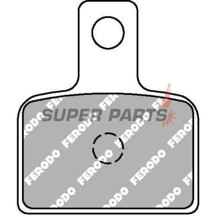 Накладки -FERODO- FDB2267SG, Beta Evo 125 / 200 / 250 / 290 2T, 300 2T / 4T 2009-2016